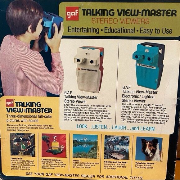 Vintage GAF Talking View Master 3 Reels 101 Dalmatians Disney - Picture 2 of 3